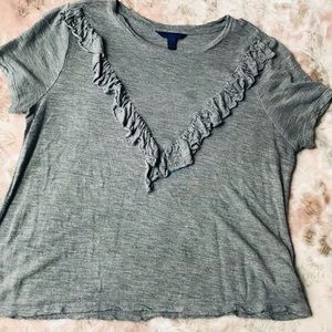 Grey T:Shirt with details